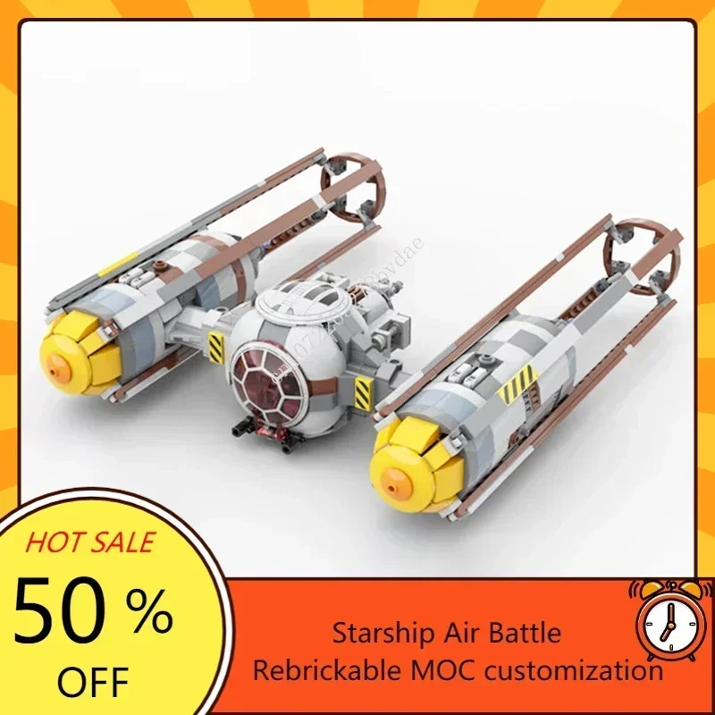 Kids Toys Xmas - ชุดประกอบโมเดลยานรบ TYE-Wing ซีรีส์สงครามอวกาศ 814 ชิ้น ชุด