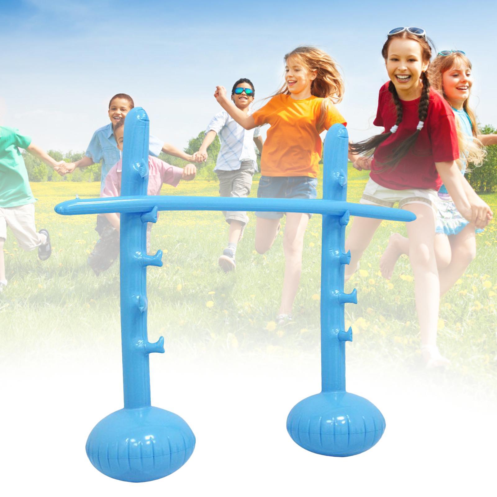 Kids Yard Toys - เสาลิมโบ้เป่าลม ปรับความสูงได้ เกมปาร์ตี้กลางแจ้ง ของเล่นน้ำสำหรับเด็ก เหมาะสำหรับชายหาด สระว่ายน้ำ