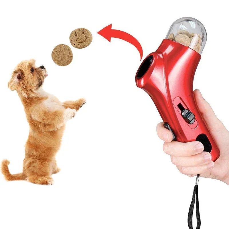 Catapult Launcher Toy - สุนัขขนม Catapult Launcher แบบพกพา Interactive สัตว์เลี้ยงของเล่น
