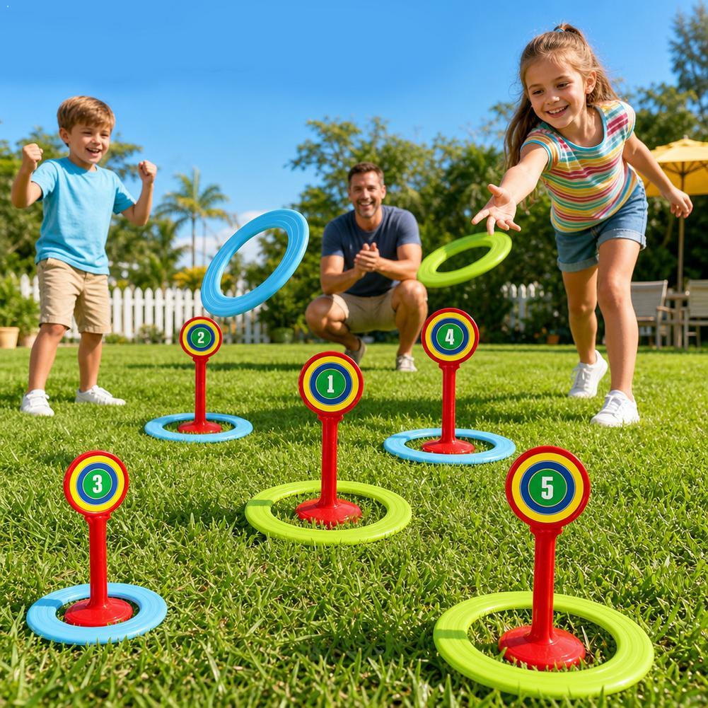 Kids Yard Toys - ชุดของเล่นพลาสติกสำหรับเด็ก เล่นกลางแจ้ง สนามหญ้า ชายหาด สนามกีฬา ของเล่นที่เหมาะสำหรับงานรื่นเริง