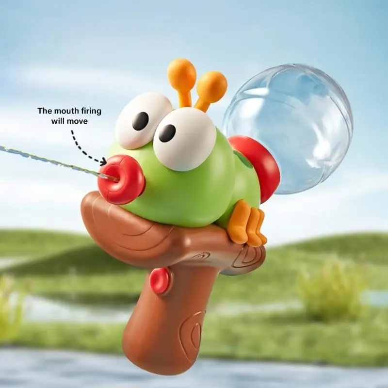 Kids Yard Toys - เด็กที่เป็นมิตรน้ำ ปืนใช้งานง่ายไฟฟ้าการ์ตูนมดออกแบบน้ำปืนของเล่นสำหรับครอบครัว Yard Pool Play 15UB