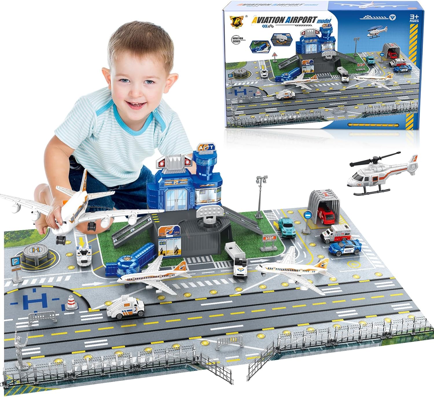 ชุดของเล่นฉากสนามบินสำหรับเด็ก - Kids Toys Xmas บทวิจารณ์และราคา