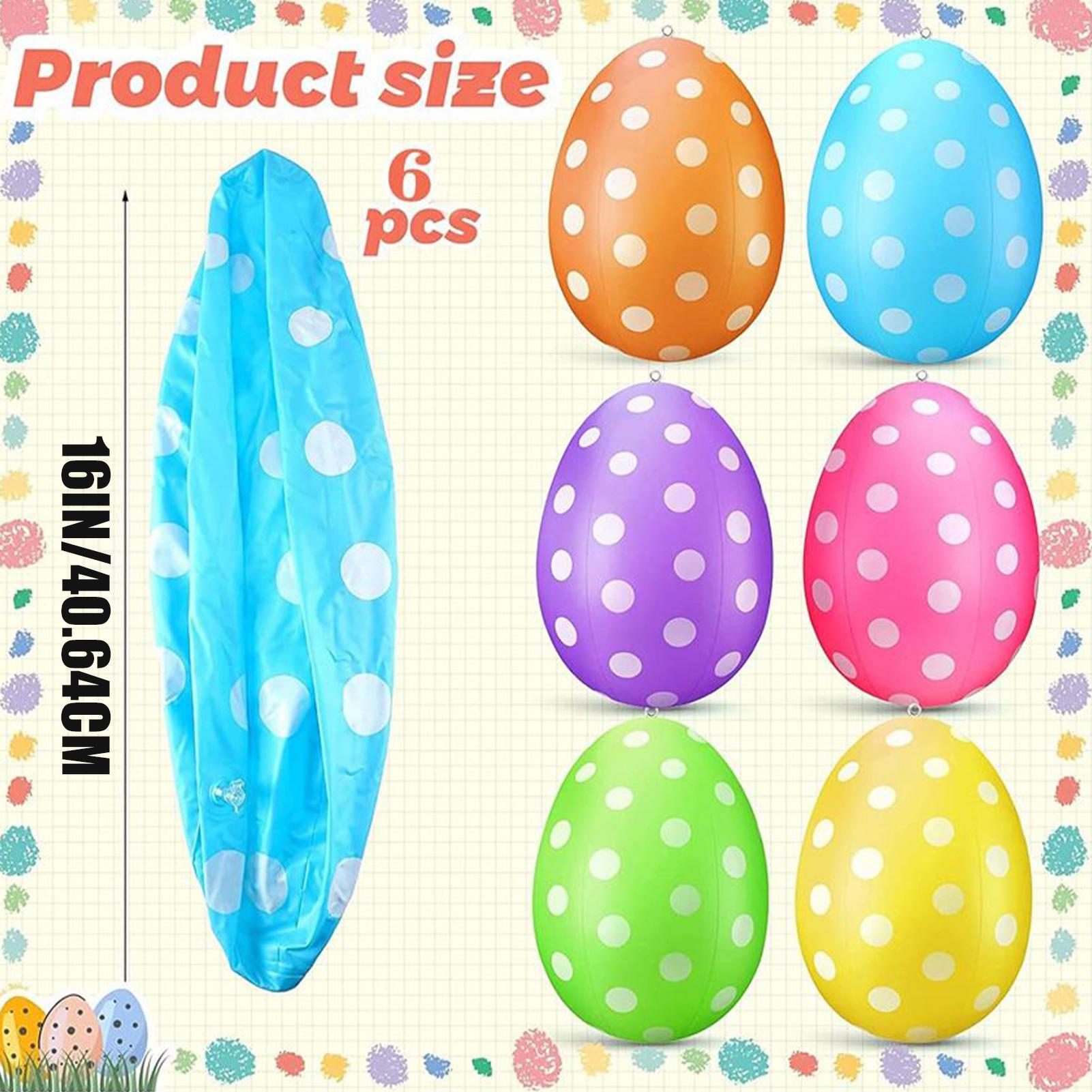 ไข่อีสเตอร์เป่าลม 6 ชิ้น/ชุด ไ - Kids Yard Toys บทวิจารณ์และราคา