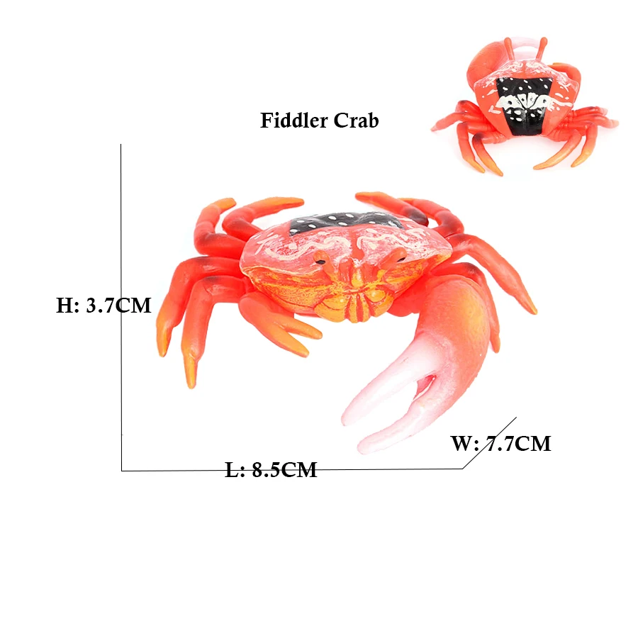 สัตว์ทะเลของเล่น King Crab Fig - Kids Toys Reviews บทวิจารณ์และราคา