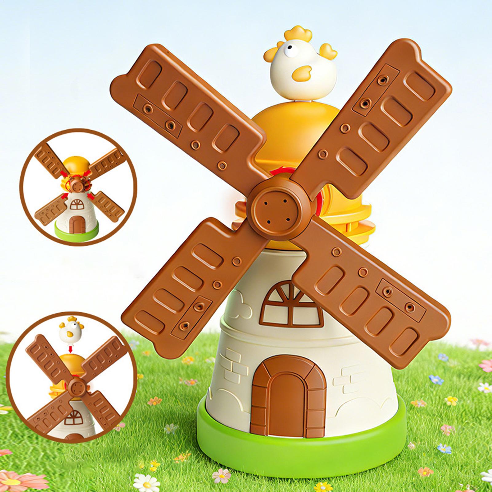 ของเล่นพ่นน้ำหมุนได้รูปกังหันล - Kids Yard Toys บทวิจารณ์และราคา