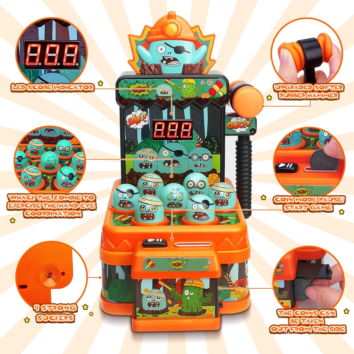 ของเล่นเกมตีซอมบี้สำหรับเด็ก เ - Kids Zombie Toys บทวิจารณ์และราคา