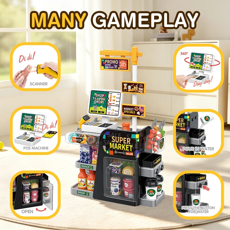 เครื่องคิดเงินจำลองขนาดเล็กสำห - Toy Cash Register บทวิจารณ์และราคา