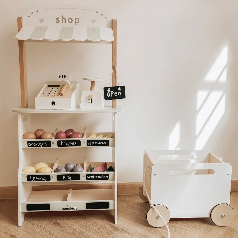 ชุดของเล่นร้านขายของชำพร้อมชั้ - Toy Cash Register บทวิจารณ์และราคา
