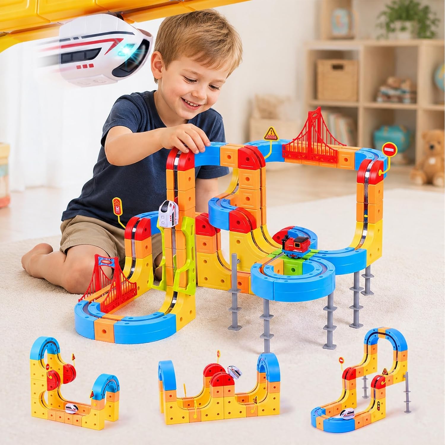 ชุดรถไฟลอยตัวด้วยแม่เหล็กไฟฟ้า - Kids Toys 3 Year Old บทวิจารณ์และราคา