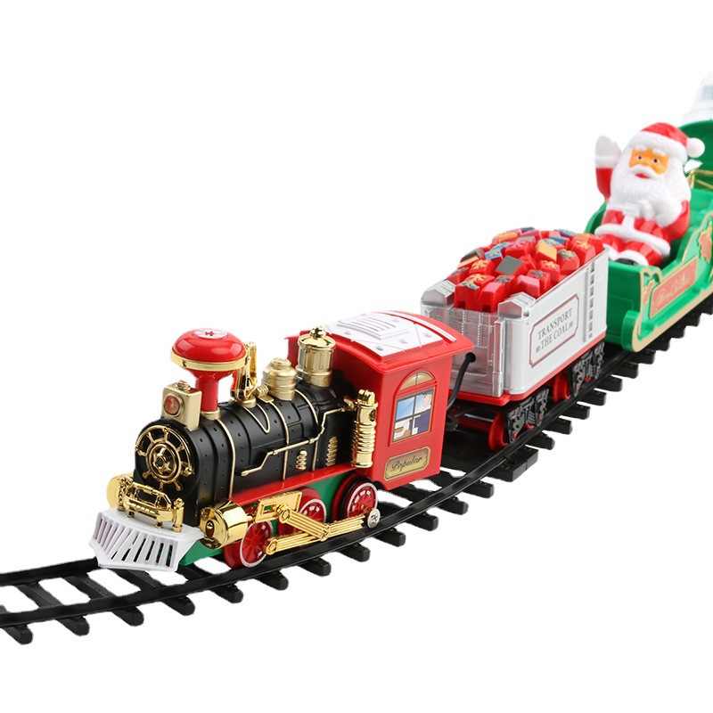 ชุดรถไฟคริสต์มาสไฟฟ้า ต้นคริสต - Kids Toys Xmas บทวิจารณ์และราคา