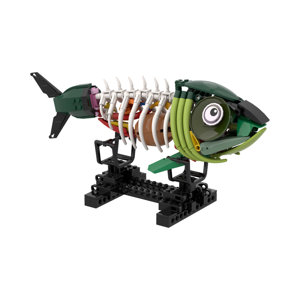 MOC ซอมบี้ฟิชโมเดลบล็อกตัวต่อป - Kids Zombie Toys บทวิจารณ์และราคา