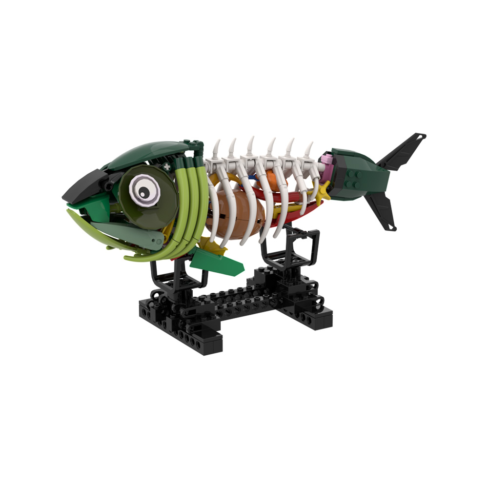 MOC ซอมบี้ฟิชโมเดลบล็อกตัวต่อป - Kids Zombie Toys บทวิจารณ์และราคา