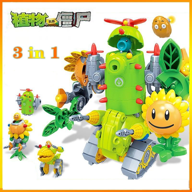 ชุดโมเดลหุ่นยนต์พืชต่อต้านซอมบ - Kids Zombie Toys บทวิจารณ์และราคา