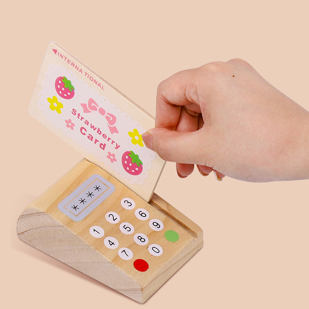 ของเล่นเด็กทำจากไม้ใช้ลงทะเบีย - Toy Cash Register บทวิจารณ์และราคา